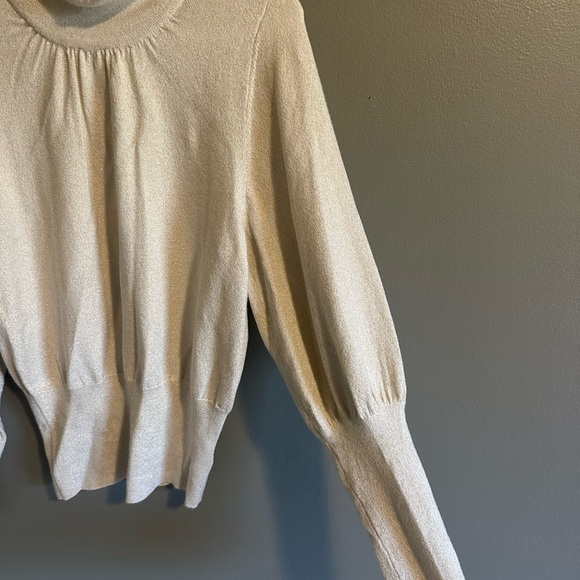 Express gold shimmer turtleneck - Picture 4 of 4